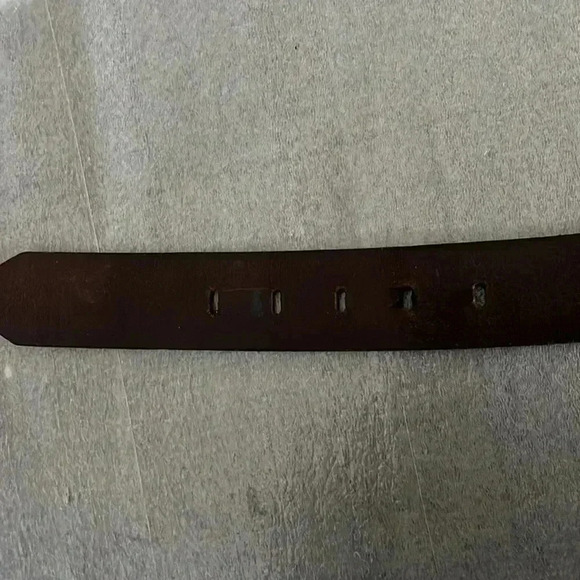 Vintage Diesel Brown Leather Men Belt- Made in  Italy - Picture 7 of 7